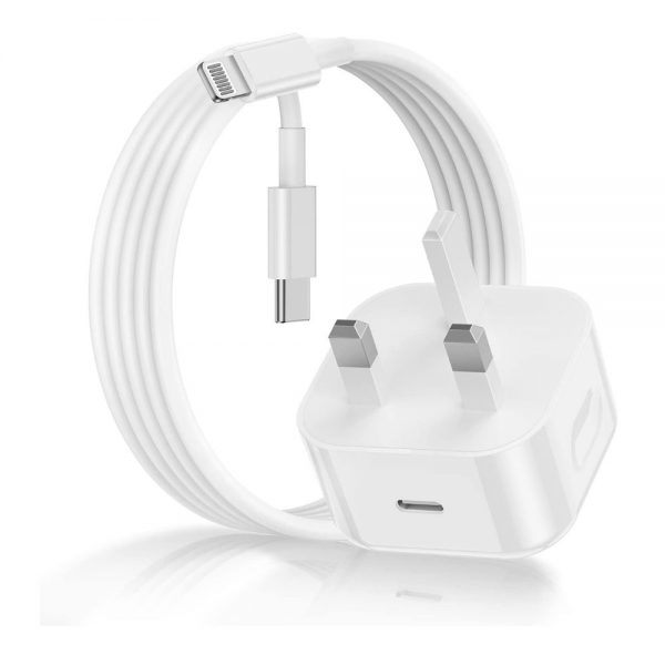 Apple 20W USB-C Power Adapter & USB-C to Lightning Cable